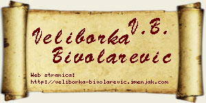 Veliborka Bivolarević vizit kartica